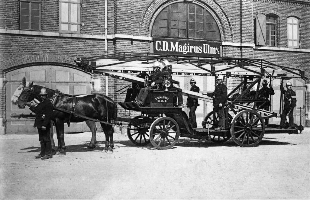 Пожарная повозка Magirus
