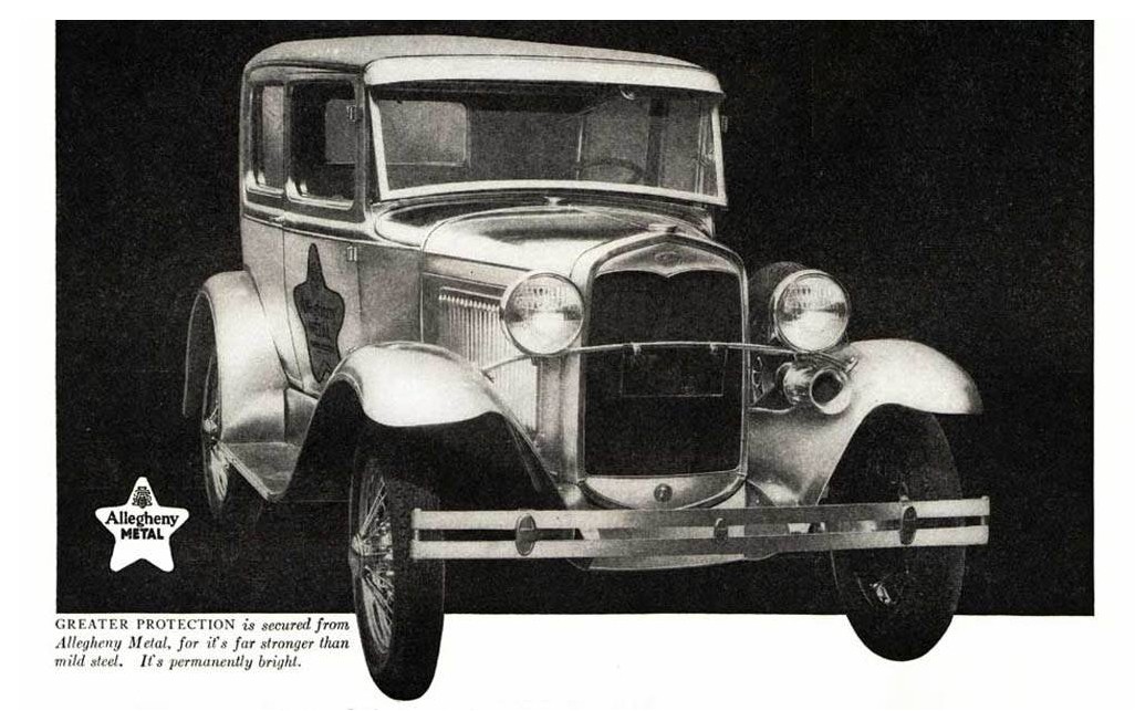 Ford Model A stainless steel
