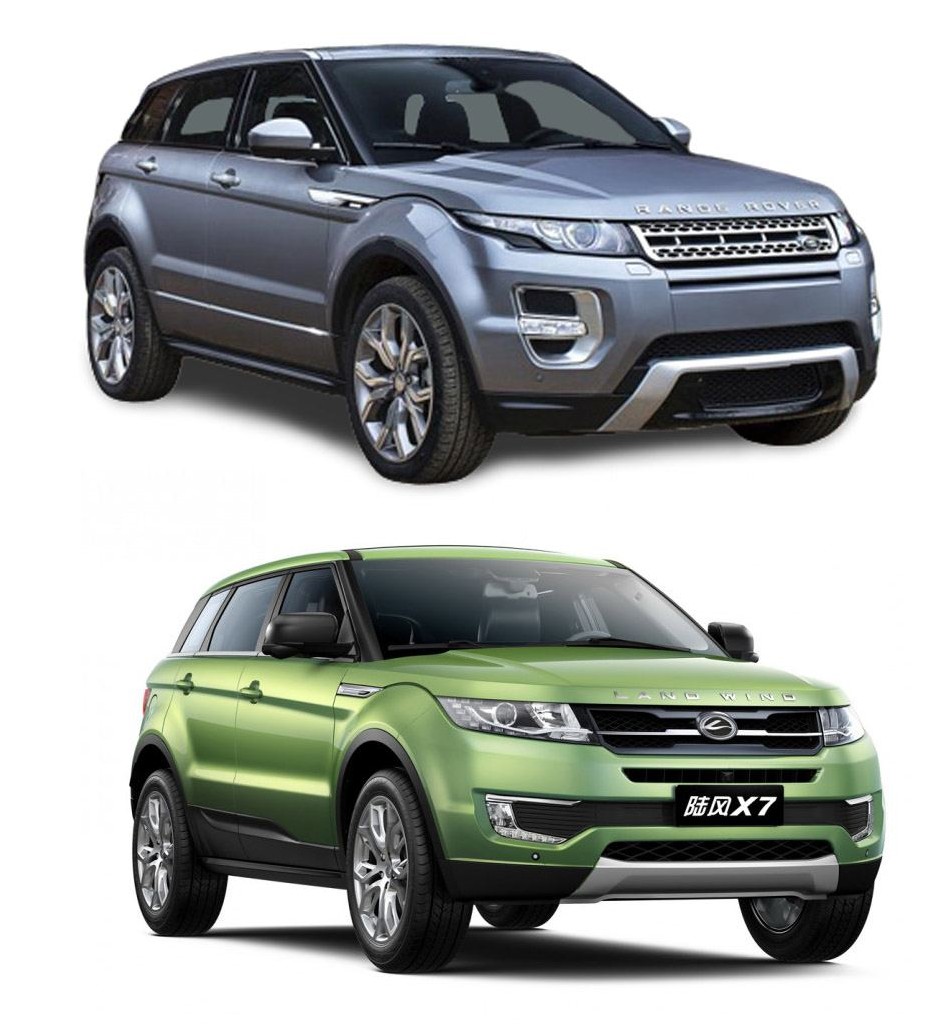 Плагиат в автомобильном дизайне Land Rover и Landwind