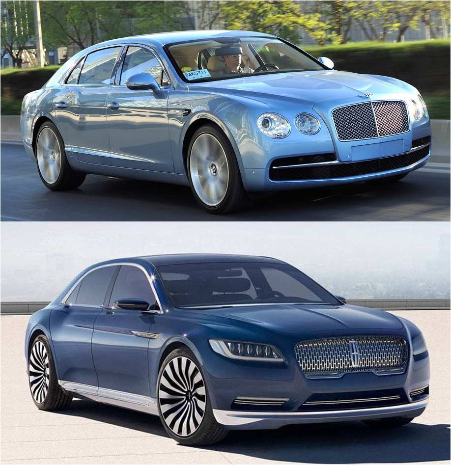 Плагиат в автомобильном дизайне Bentley и Lincoln