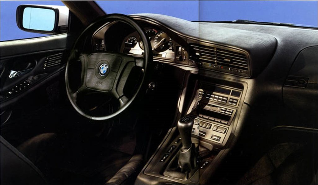 BMW 850 салон