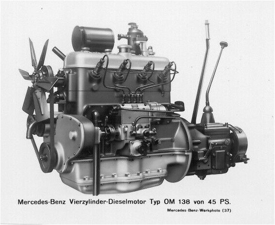 Изобретения Mercedes OM138
