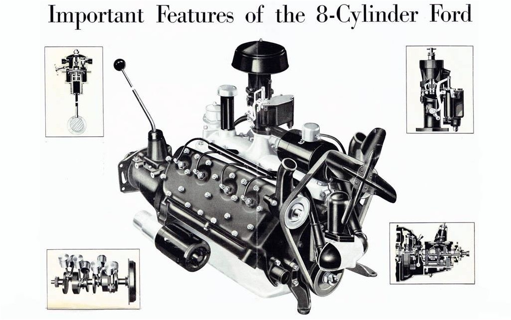 Двигатель V8 Side valve от Ford