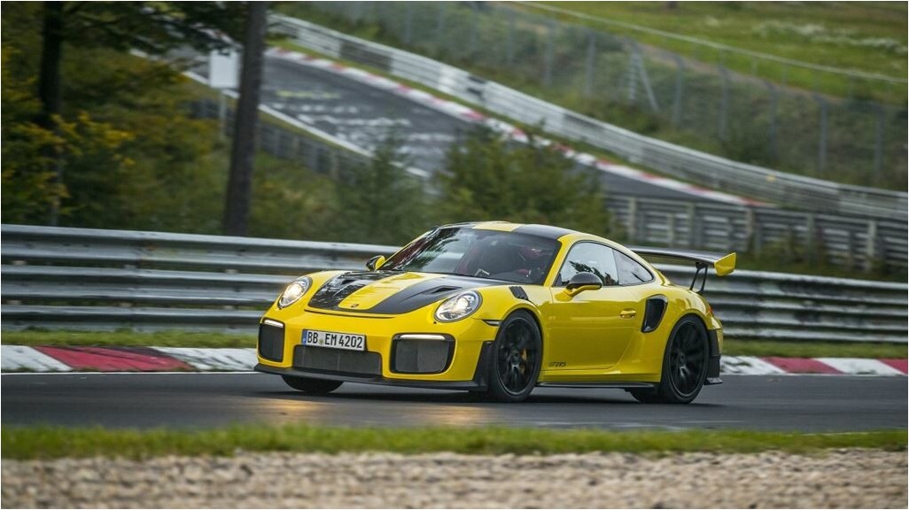 porsche 911 gt2 rs на Нюрбургринге