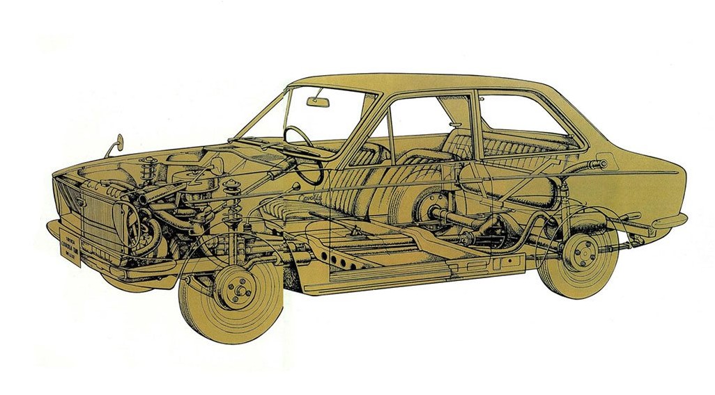 Toyota Corolla cutaway