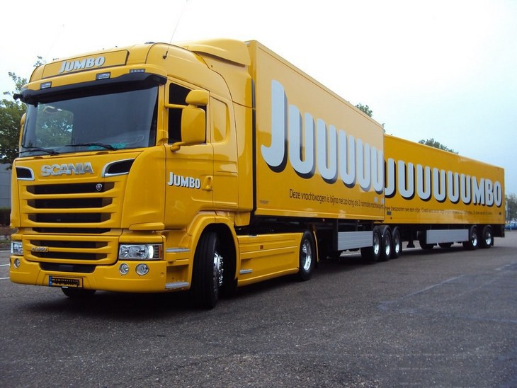 Фура с прицепом Jumbo