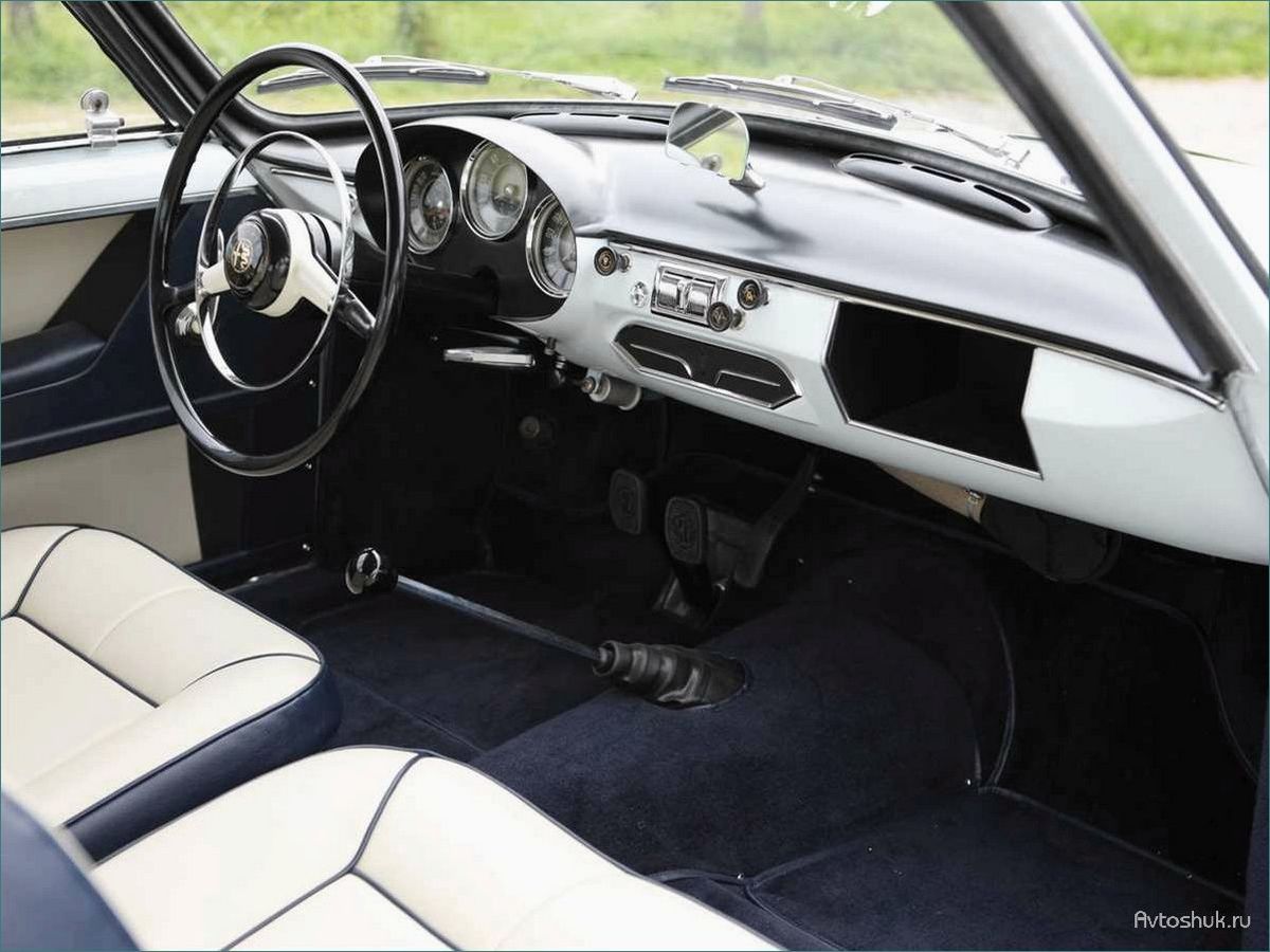 Alfa Romeo Giulietta (1954 — 1965): история модели и особенности технических характеристик