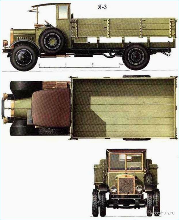 Грузовик Я-5: технические характеристики, преимущества и особенности