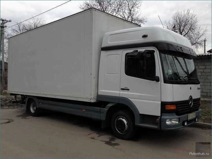 Mercedes-Benz Atego 2004: обзор технических характеристик и эксплуатационных особенностей