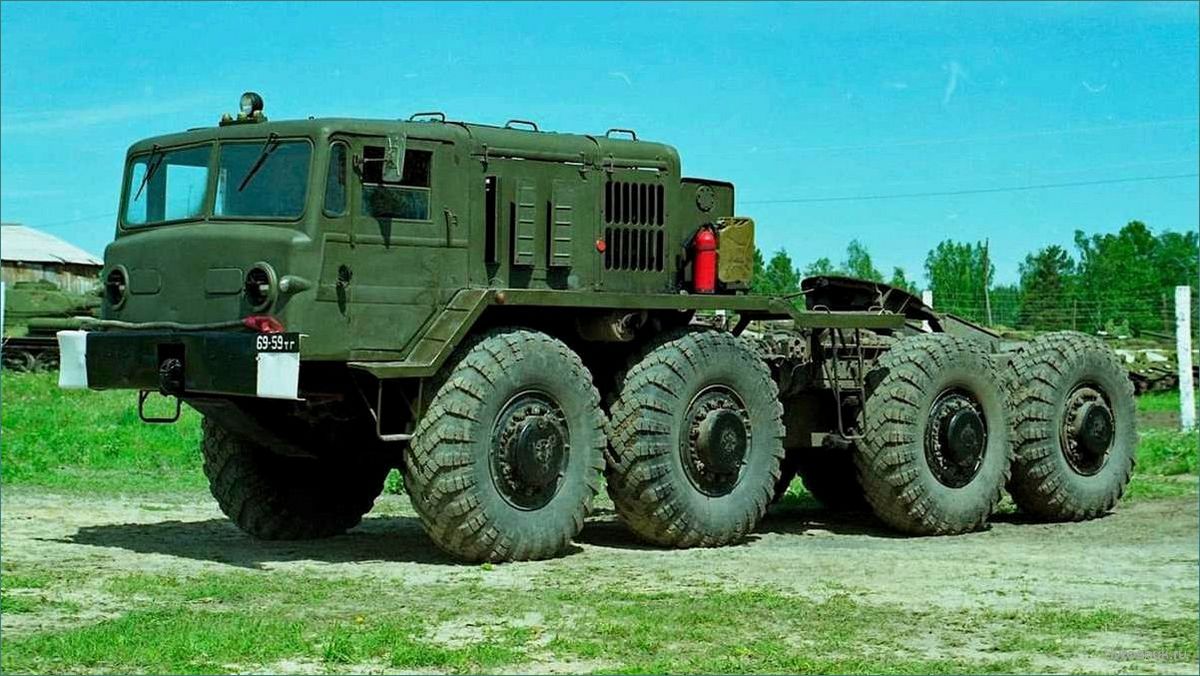 Грузовик ЯГ-12 с колесной формулой 8х8: характеристики, описание и преимущества