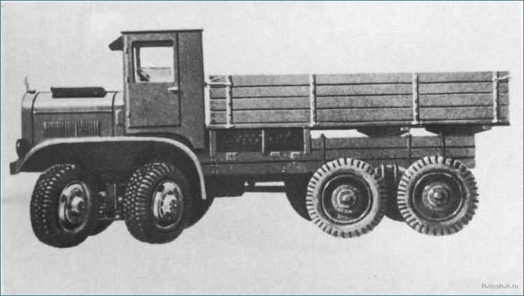 Грузовик ЯГ-12 с колесной формулой 8х8: характеристики, описание и преимущества