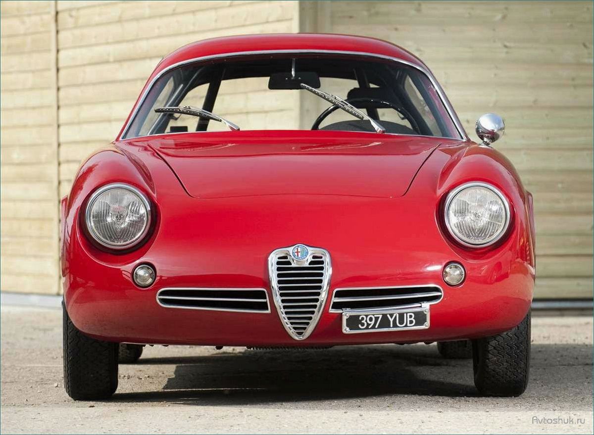(alfa, romeo, giulietta, sprint, speciale) Alfa Romeo Giulietta Sprint Speciale Bertone (1957-1966): описание, особенности и характеристики