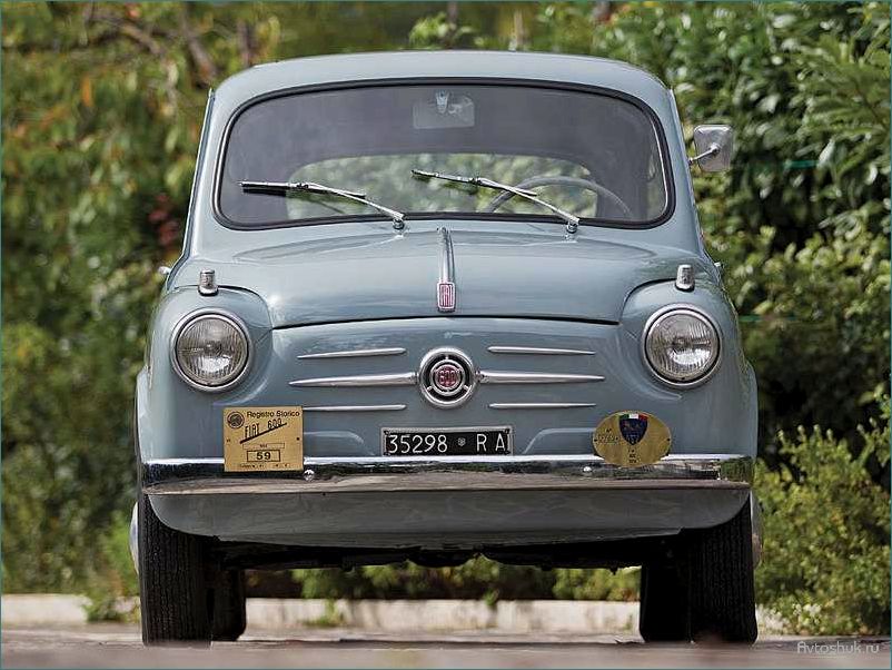 FIAT 600: история, технические характеристики и особенности модели (1955 — 1982)