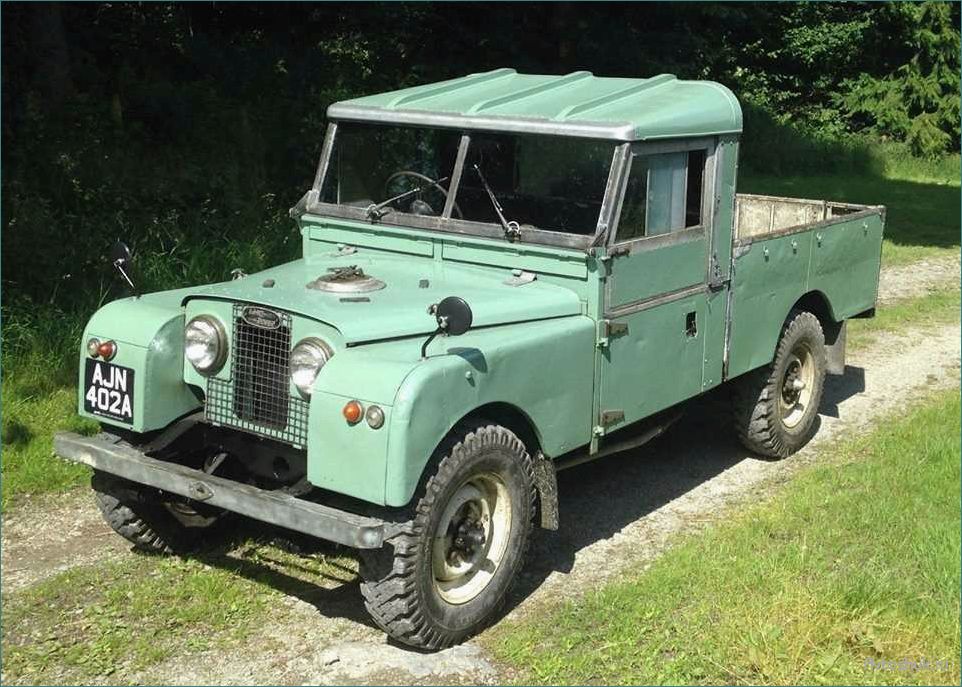 Land Rover Mk.1 (1948): история создания и особенности первого внедорожника британской марки
