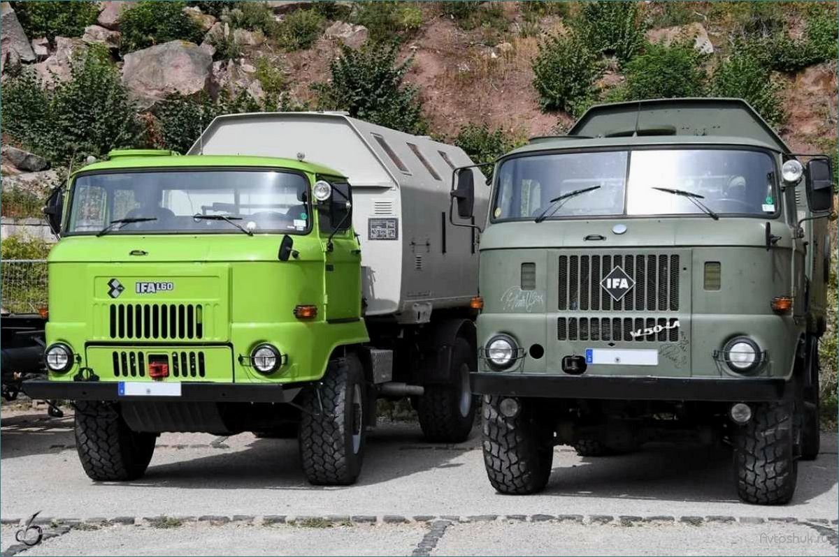 Ассенизационная установка на шасси IFA W50: особенности, преимущества и области применения