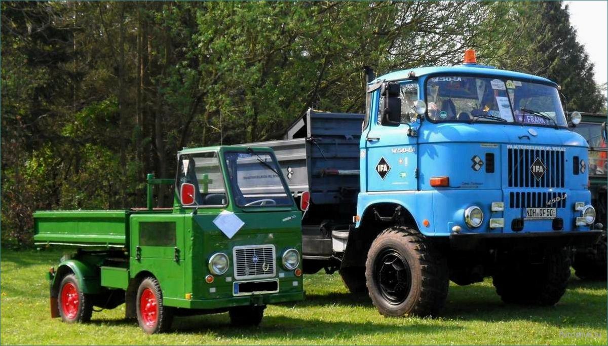 Ассенизационная установка на шасси IFA W50: особенности, преимущества и области применения