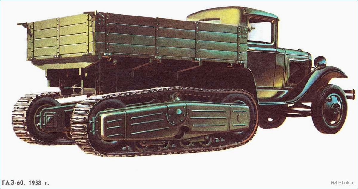 Полугусеничный ГАЗ-60: история создания и особенности техники