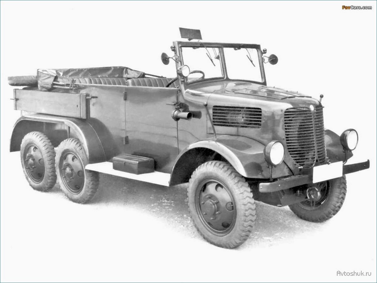 Автомобиль Tatra 57K (1941 — 1948): история создания, особенности и достоинства