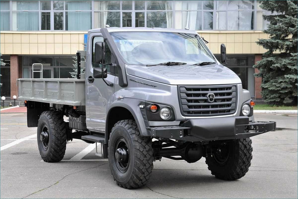 Новый полноприводный грузовик ГАЗ-33 с обновленной конструкцией и улучшенными техническими характеристиками