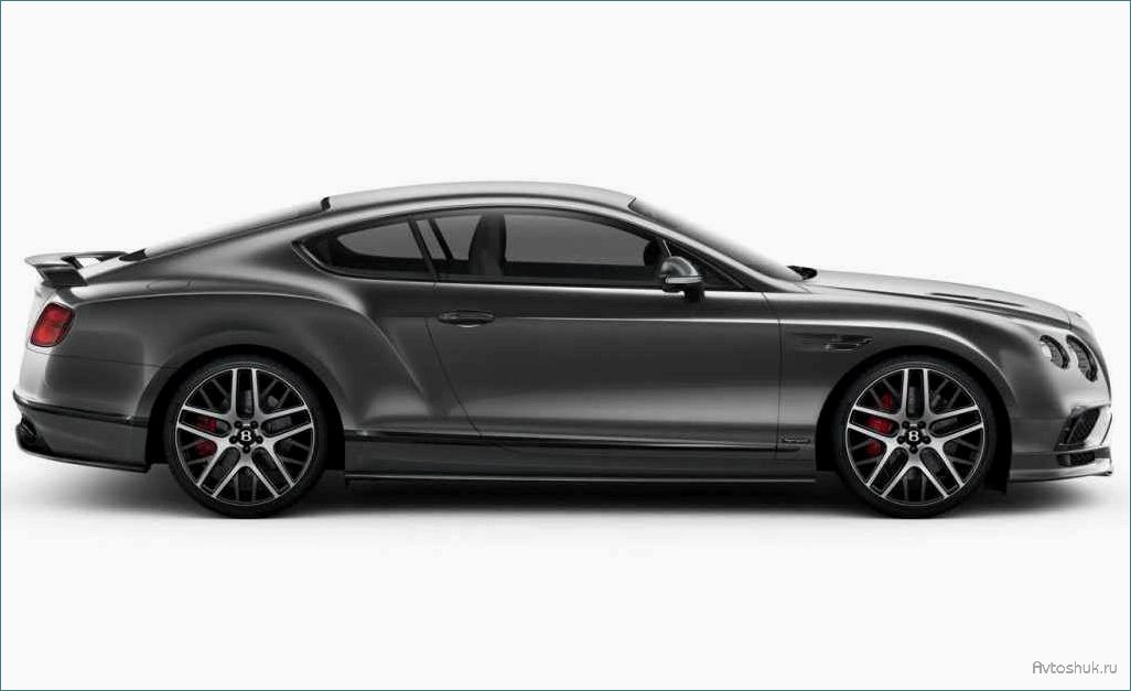 Новый Bentley Continental Supersports 2017-2018 — мощность, роскошь и безупречный стиль в одной машине
